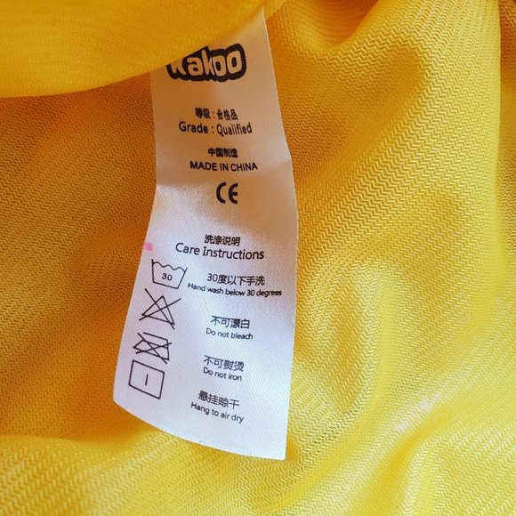 KAKOO Backpack Bee Yellow Children Plush Bag 11"l - Picture 9 of 11